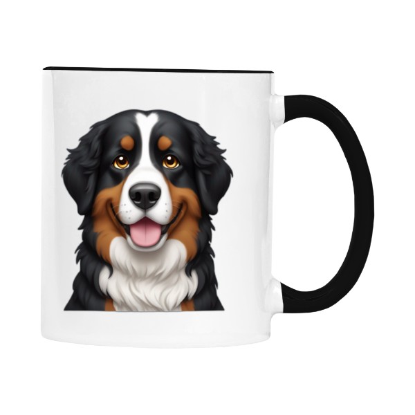 Hrnek malý barevný s potiskem Salašnický pes - hlava