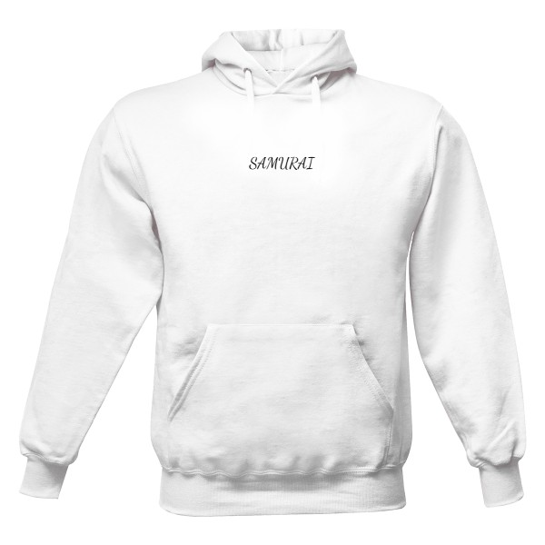 Pánská mikina s kapucí s potiskem Samurai Mikina