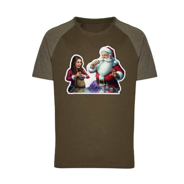 Santa a krystaly T-shirt