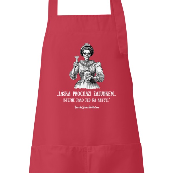 Zástera Sarah Jane červená - Kopie
