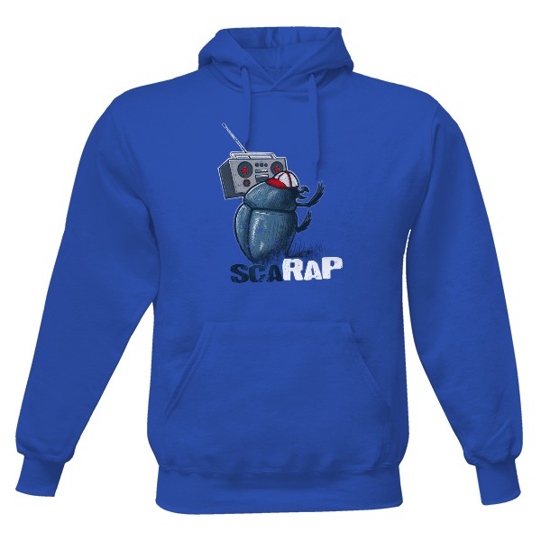Pánská mikina s kapucí s potiskem ScaRap