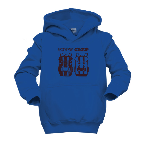 Kids' hoodie s potiskem Scout group