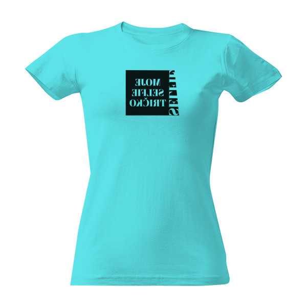 Tričko s potiskem Selfie tričko