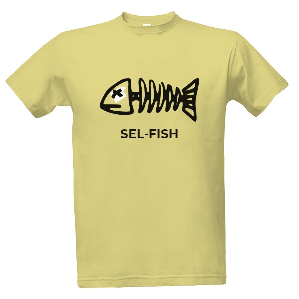 Tričko s potiskem SELFISH