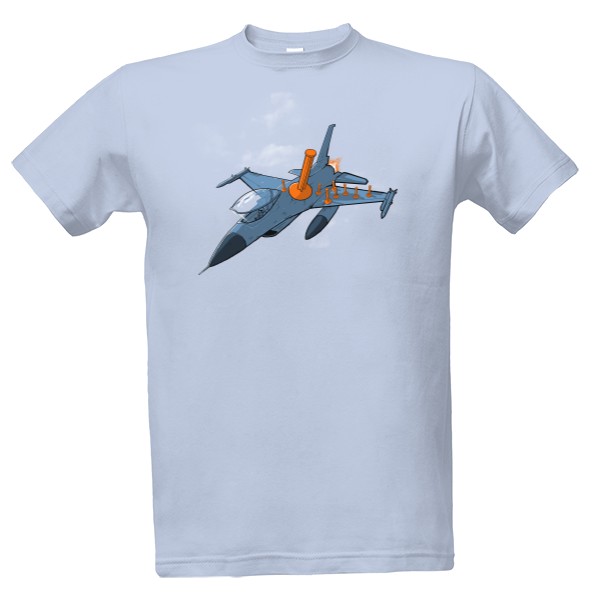 Tričko s potiskem Sestřelen - Pánské