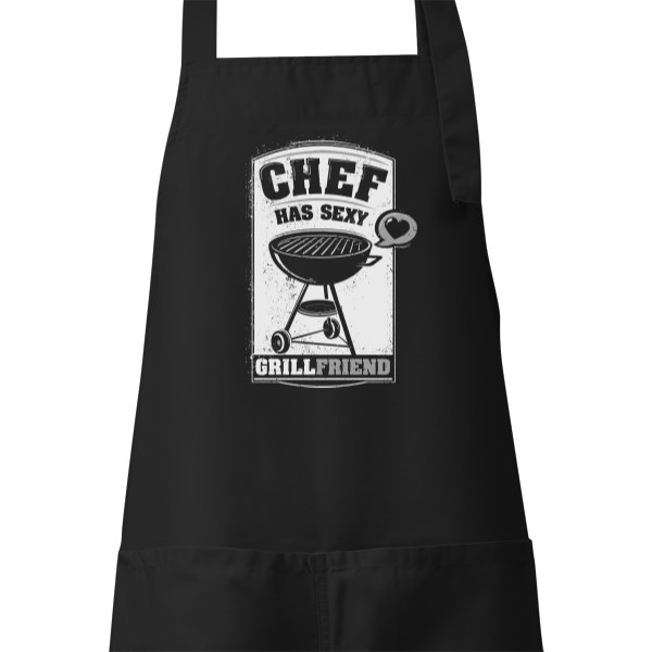 Apron s potiskem Sexy grillfriend