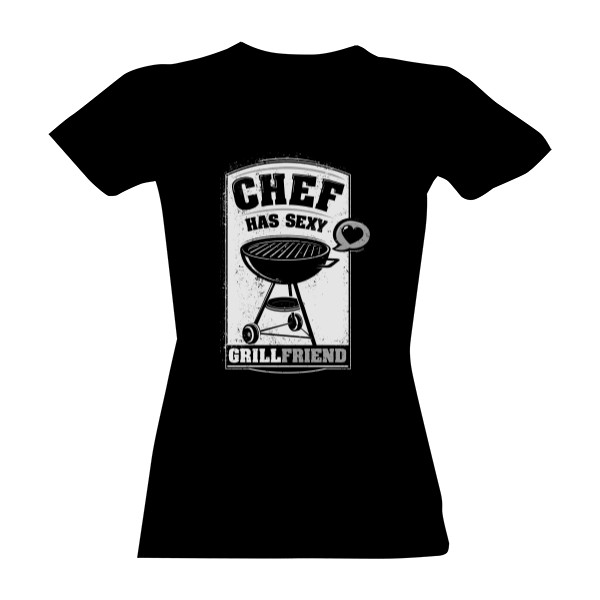 Tričko s potiskem Sexy Grillfriend- Dámské