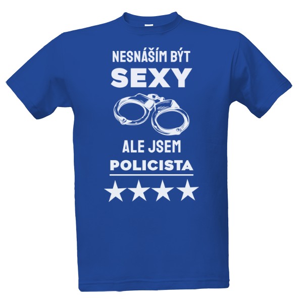 Tričko s potiskem Sexy policista