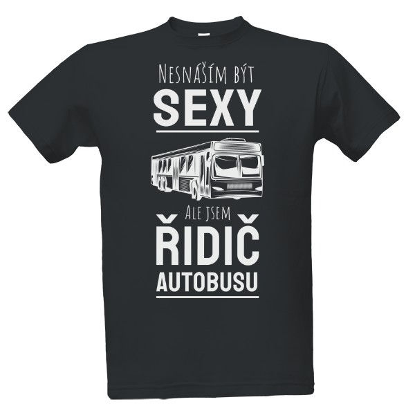 Tričko s potiskem Sexy řidič autobusu