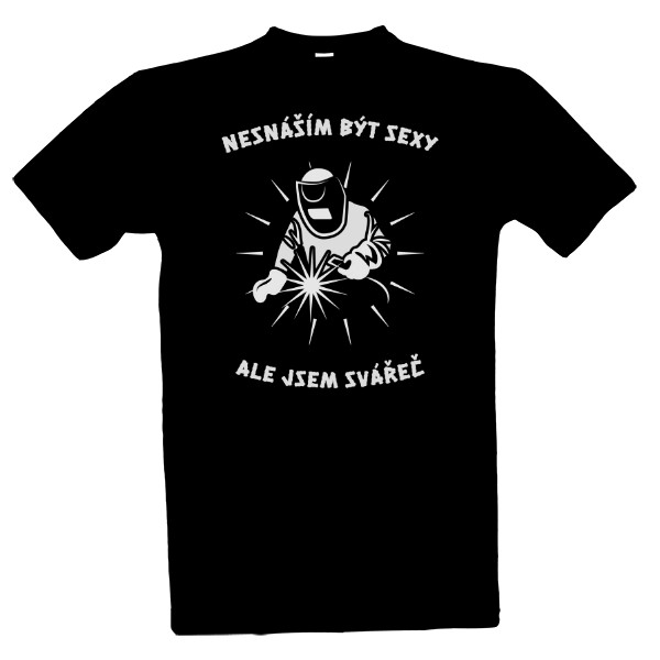Tričko s potiskem Sexy svářeč