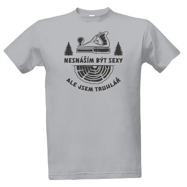 Tričko s potiskem Sexy truhlář
