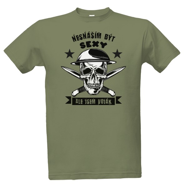 Tričko s potiskem Sexy voják