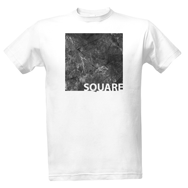 Tričko s potiskem Čtverec