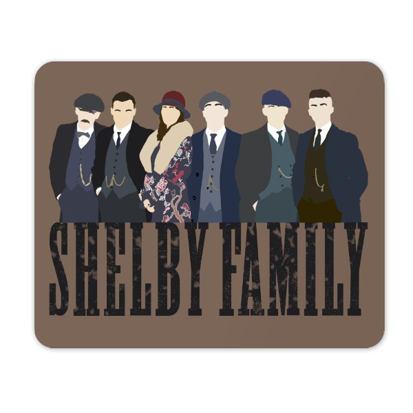 Podložka pod myš s potiskem Shelby Family na podložce