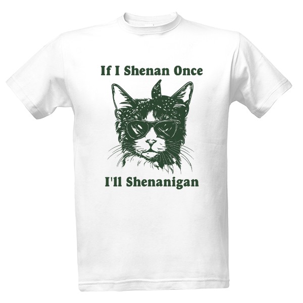 Tričko s potiskem Shenanigan Cat