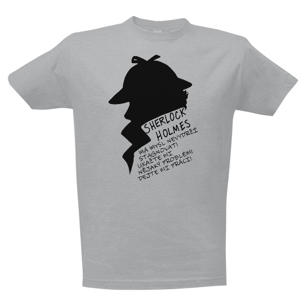 Tričko s potiskem Sherlock Holmes