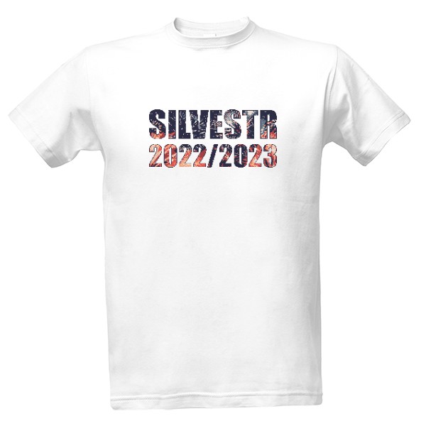Tričko s potiskem Silvestr 2022/2023
