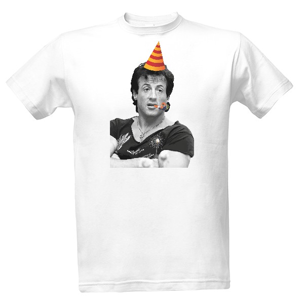 Tričko s potiskem Silvestr Stallone