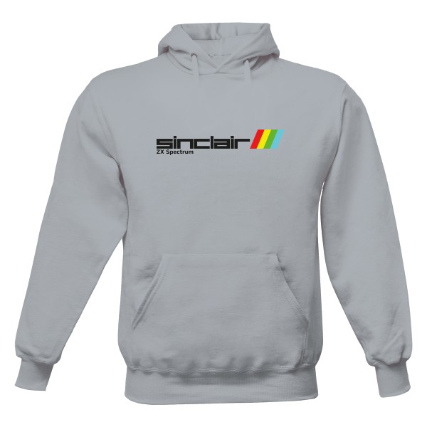 Pánská mikina s kapucí Just Hoods s potiskem Sinclair - černé logo