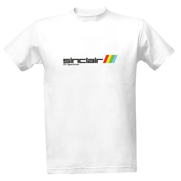 Tričko s potiskem Sinclair - černé logo