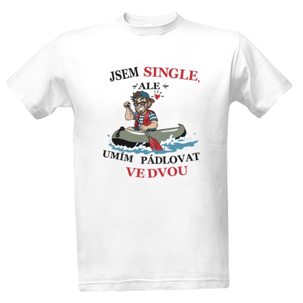 Tričko s potiskem Single vodák 2