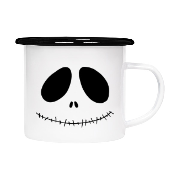 Tin mug - enamel hem s potiskem Nový produkt