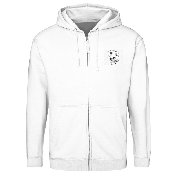 Mikina na zip unisex s potiskem mikina skeletons