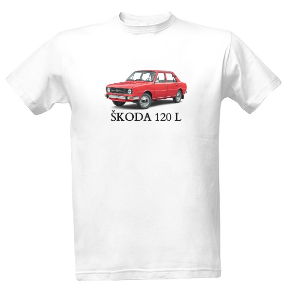 Tričko s potiskem ŠKODA 120
