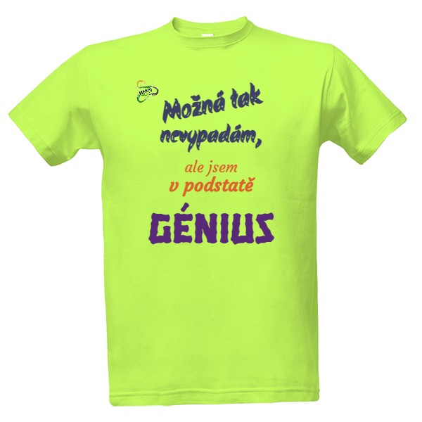 Tričko s potiskem Génius