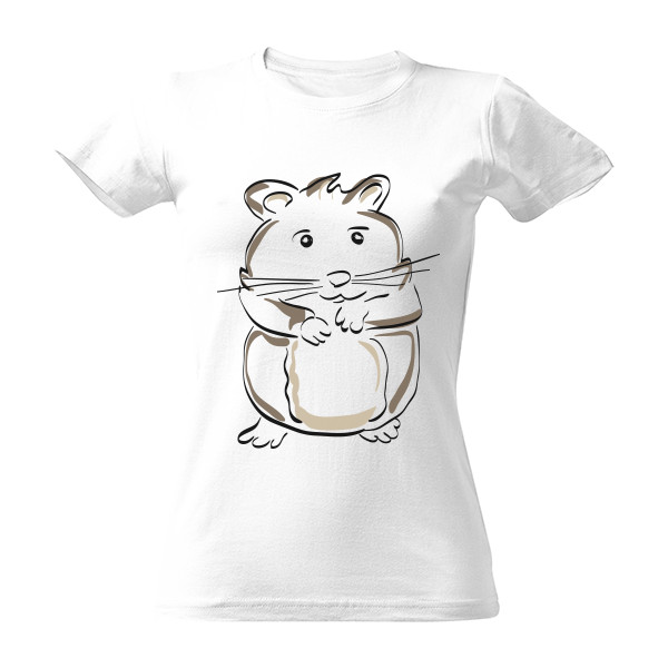 Tričko s potlačou škrečok