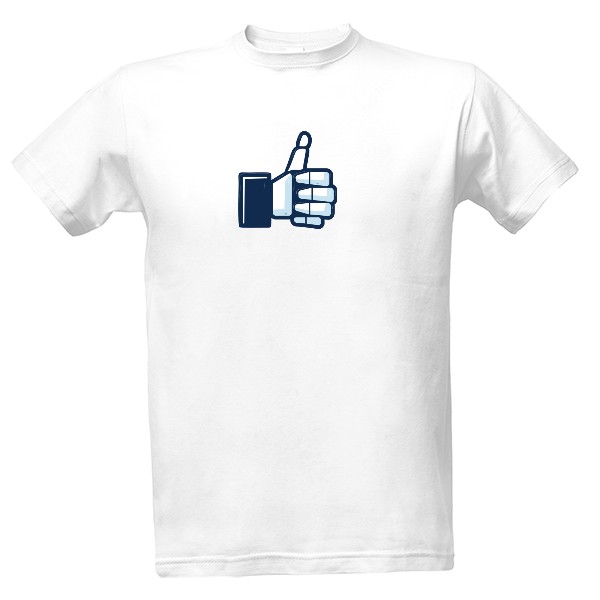 Tričko s potiskem Skull Like - Pánské