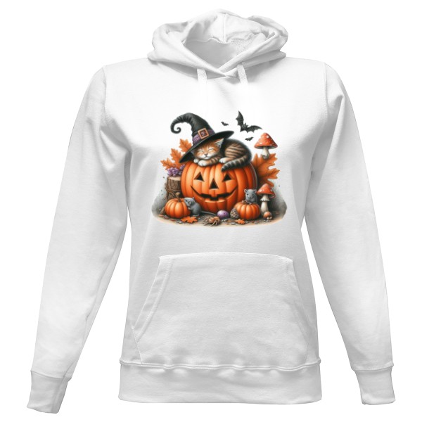 Dámská mikina s kapucí s potiskem Sladký spánek