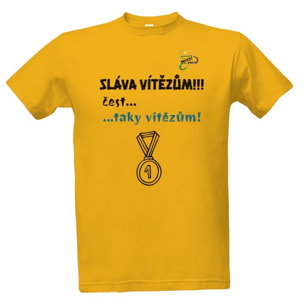 Tričko s potiskem Sláva vítězům