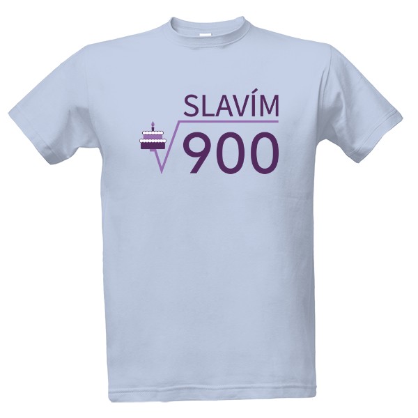 Tričko s potiskem Slavím 30 odmocnina