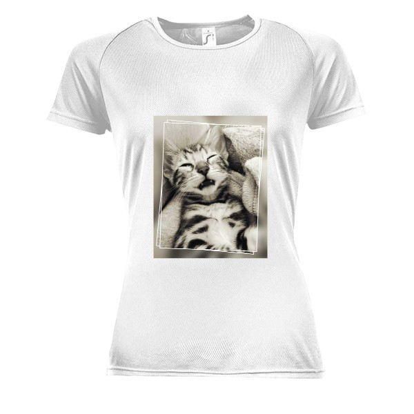 Dámské funkční tričko s potiskem Sleep bengal 