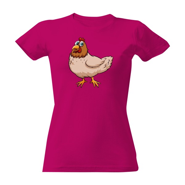 Tričko s potiskem Slepice