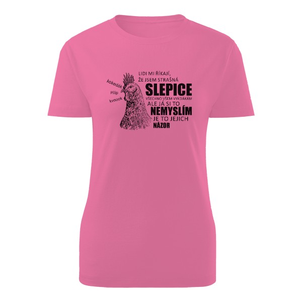 Tričko s potiskem Slepice