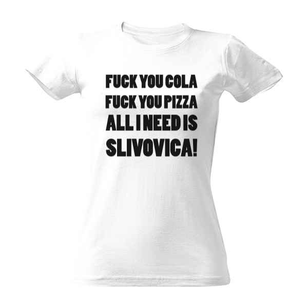 Tričko s potlačou Slivovica