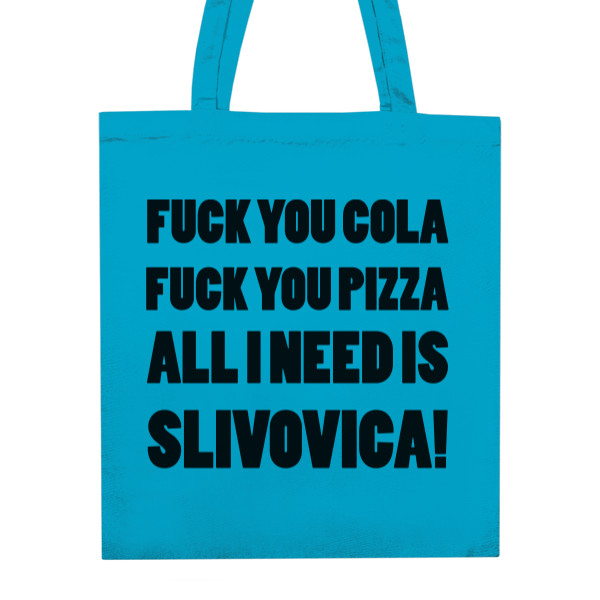 Nákupní taška unisex s potiskem Slivovica