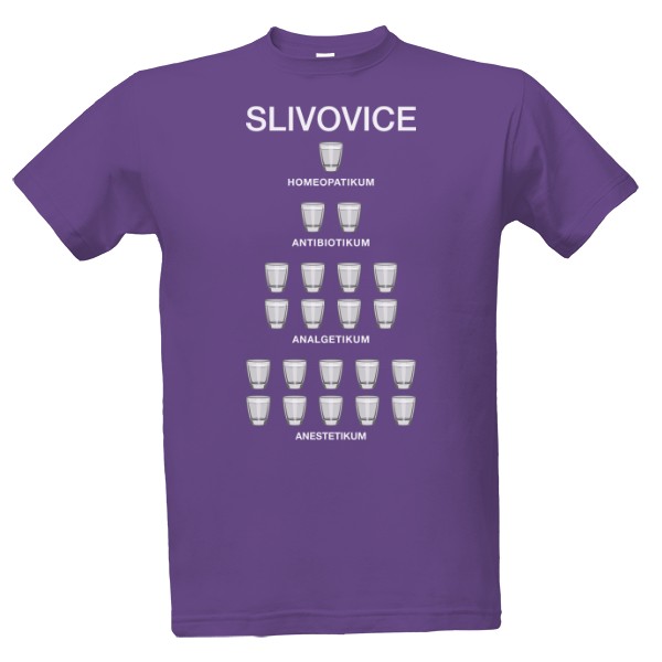 Slivovice - na tmavá trička