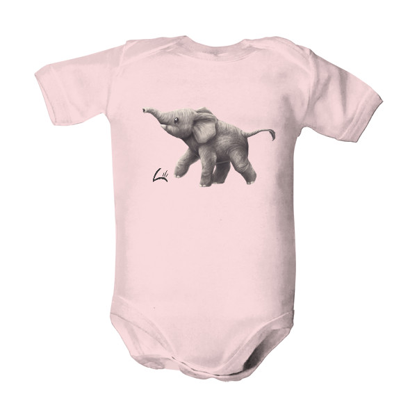 Dětské body  s potiskem Sloník body