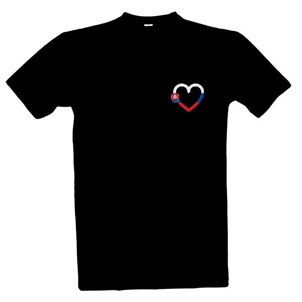 Slovenská vlajka srdce