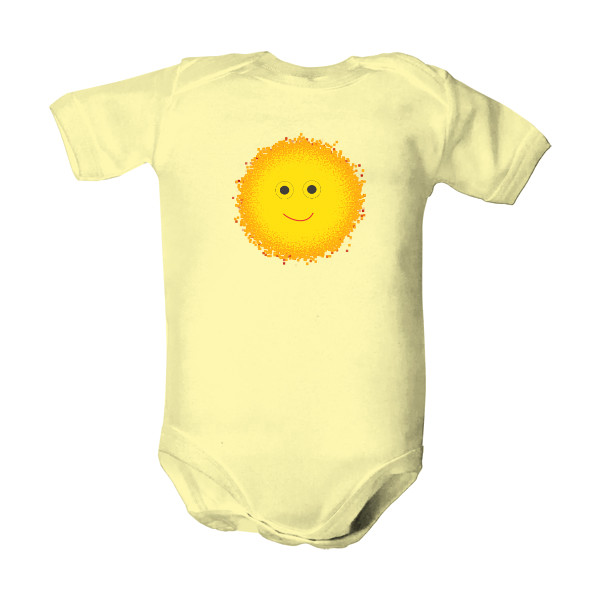 Dětské body  s potiskem Sluníčko pro kojence a batolata
