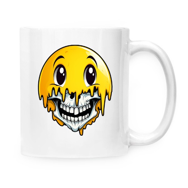 Cup white s potiskem Smile emoji