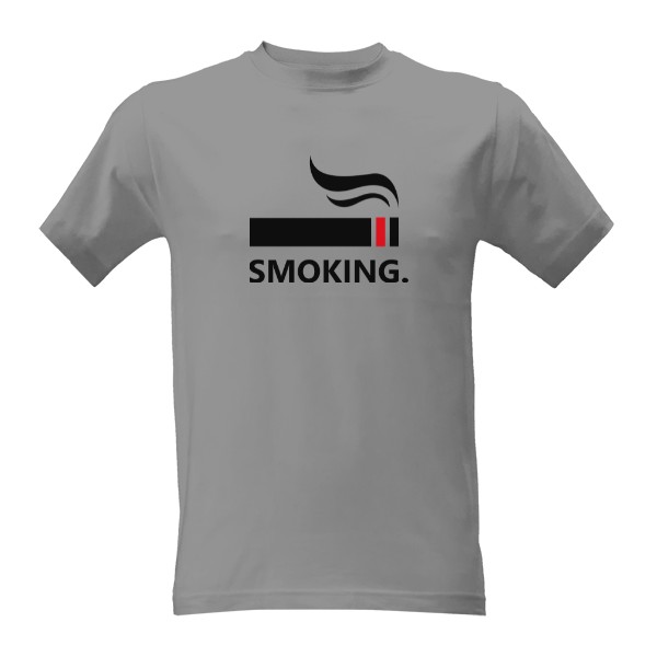 Tričko s potiskem SMOKING.