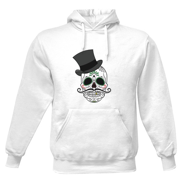 Pánská mikina s kapucí Just Hoods s potiskem smrt