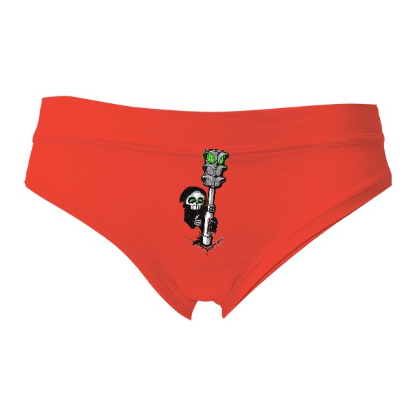 Kalhotky Fox - Výprodej s potiskem Smrtka a semafor