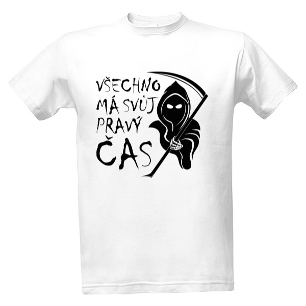 Tričko s potlačou Smrtka