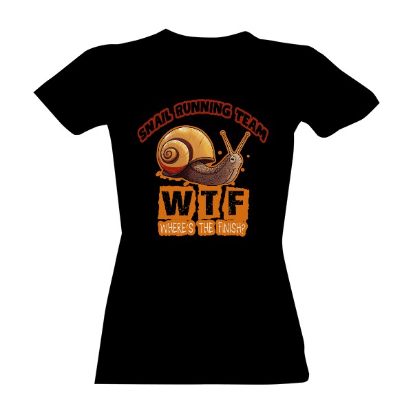 T-shirt Snail running team