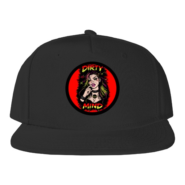 Kšiltovka Snapback s potiskem DIRTY MIND
